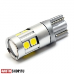  DLED Автолампа светодиодная T10 - W5W - 9 SMD 3030 (2шт.)